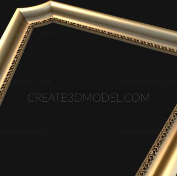 Figured frame (RMF_0686) 3D model for CNC machine